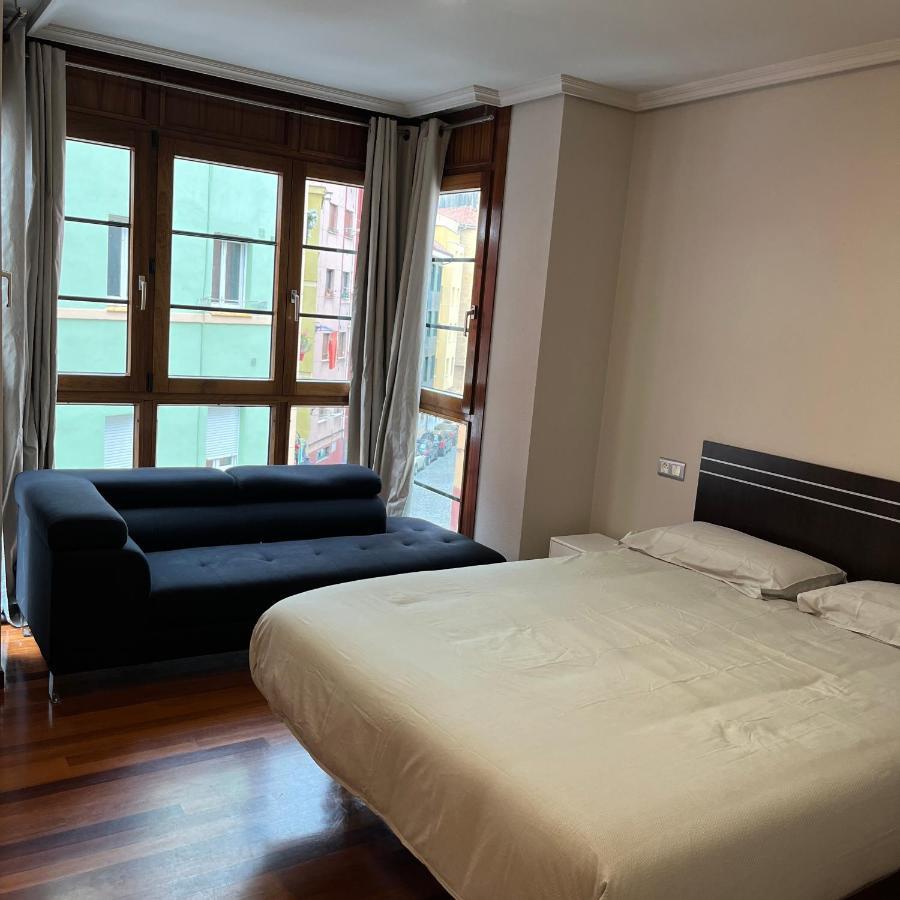 Апартаменты Friendly Vistas Mar Apart 3H Y Garaje Хихон Экстерьер фото