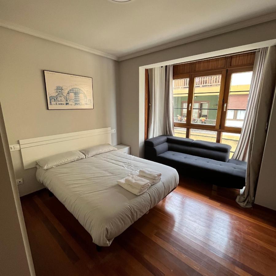 Апартаменты Friendly Vistas Mar Apart 3H Y Garaje Хихон Экстерьер фото